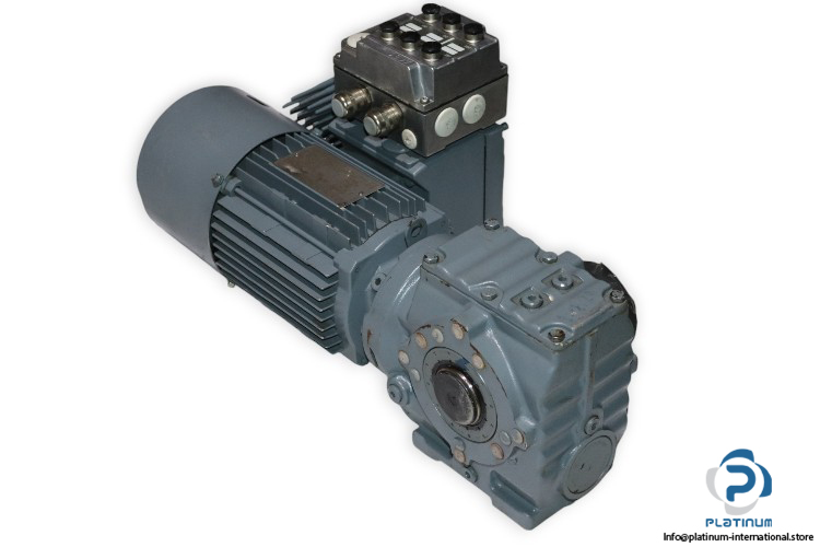 sew-SH47TDT80K4BMGMM07MFP-helical-worm-gearmotor(used)-1