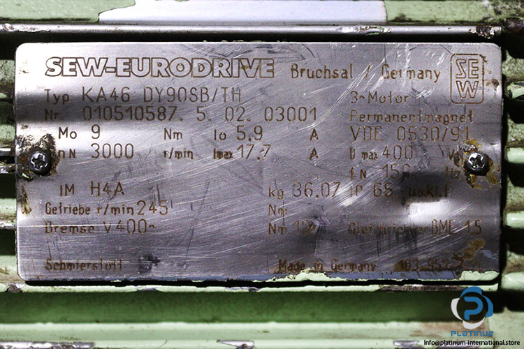 sew-KA46-DY90S-TH-gearmotor-(used)-1
