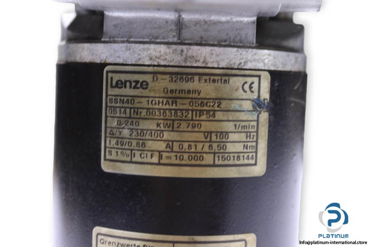 lenze-SSN40-1GHAR-056C22-servo-gear-motor(used)-2
