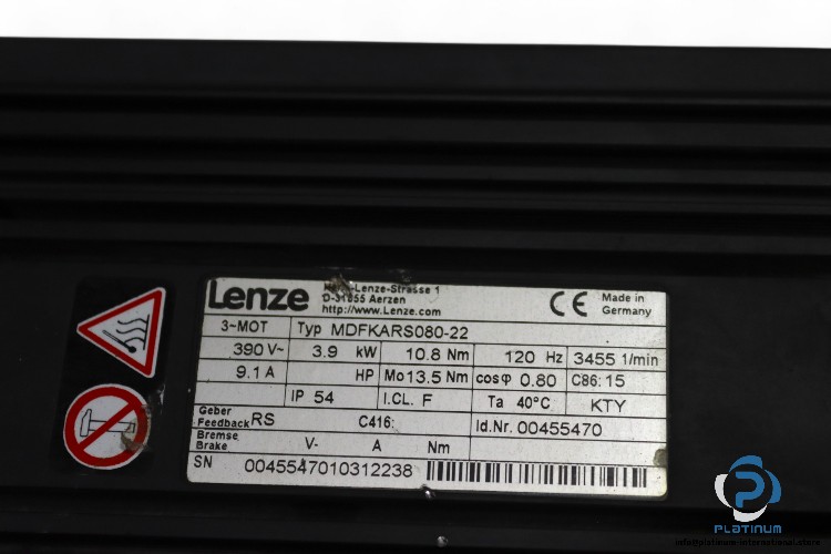 lenze-MDFKARS080-22-servo-motor(used)-3