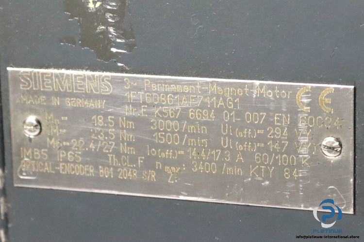 siemens-1FT60861AF711AG1-permanent-magnet-motor(used)-3