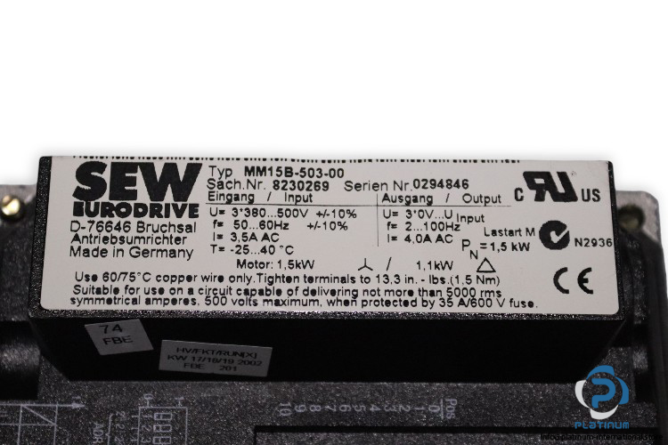 sew-SF57DT90S4MM15BW1-helical-gearmotor(used)-4
