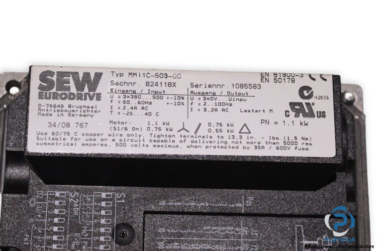 sew-KA37-DT90S4-MM11-BW1-Bevel-helical-gearmotor(used)-5