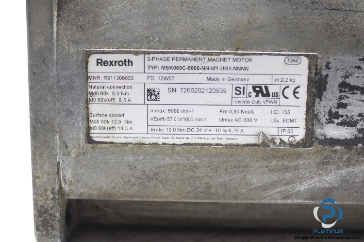 rexroth-R911306053-permanent-magnet-motor(used)-2