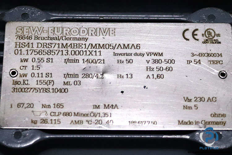 sew-HS41DRS71M4BE1MM05AMA6-01.1756585713.0001X11-electrified-monorail-drive-gearmotor(used)-3