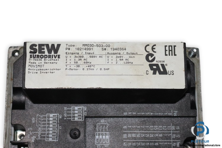 sew-RF17DRS71S4MM03AVR1-helical-gearmotor(used)-4