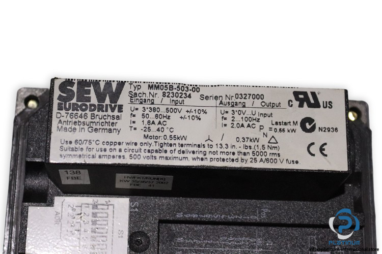 sew-R37DT71D4BMGMM05-helical-gearmotor(used)-4