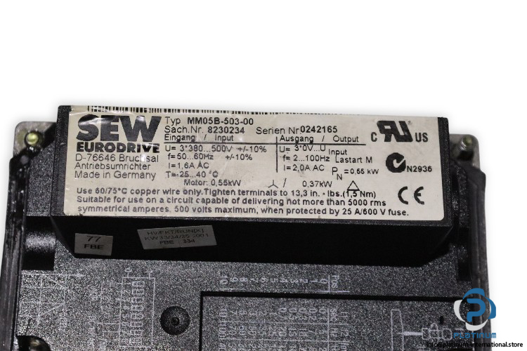 sew-RF27DT80K4MM05BW1-helical-gearmotor(used)-4