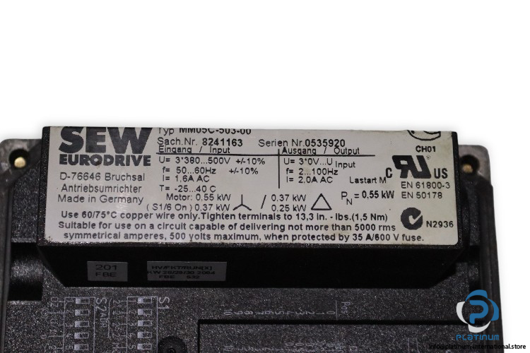 sew-WA20TDT71D4MM05BW1KPFA-SPIROPLAN-gearmotor(used)-6