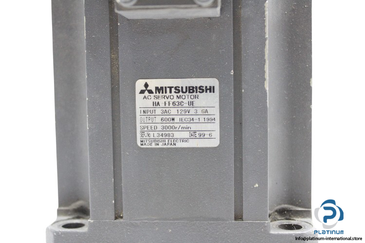 Mitsubishi-HA-FF63C-UE-ac-servo-motor(used)-2