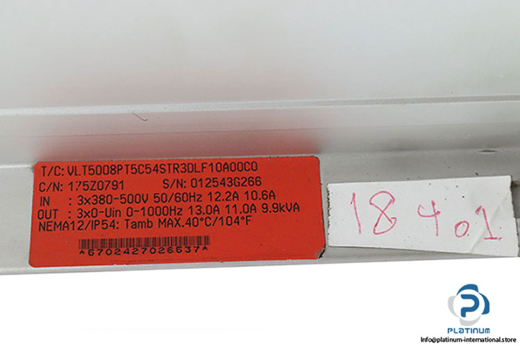 danfoss-VLT5008PT5C54STR3DLF10A00C0-frequency-inverter-(used)-2