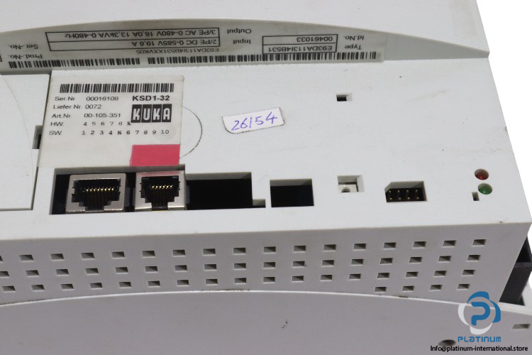 kuka-E93DA113I4B531-servo-motor-drive-(used)-3