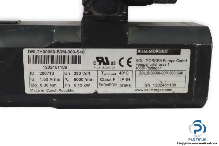 kollmorgen-DBL2H00080-B3M-000-S40-servo-motor-used-2