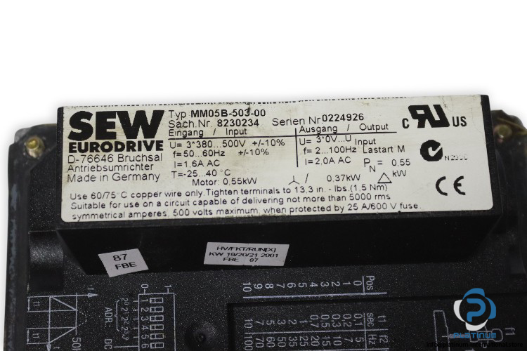 sew-R27-DT80K4_MM05_BW1-gear-motor-used-7-2