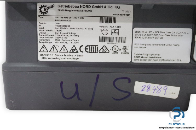 nord-SK175E-FDS-301-340-A-VR0-frequency-inverter(used)-4