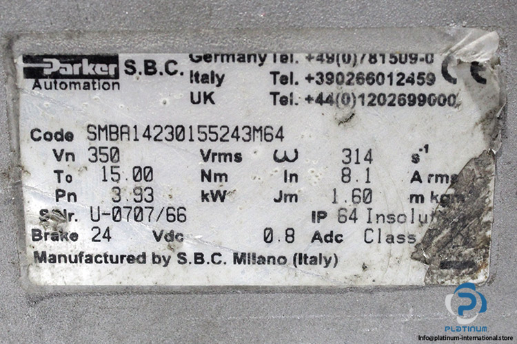 parker-SMBA14230155243M64-brushless-servo-motor-(used)-1
