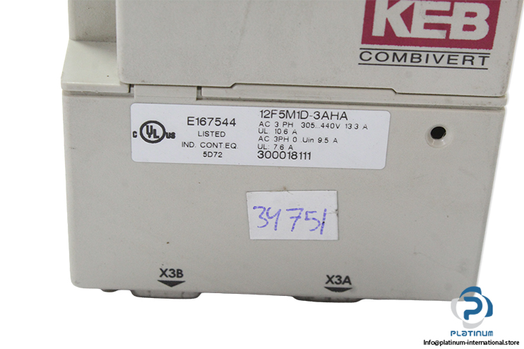 keb-12F5M1D-3AHA-inverter-drive-(Used)-3