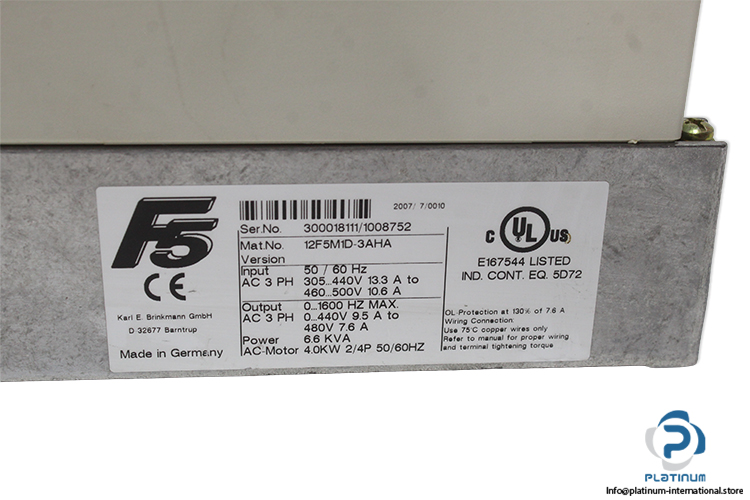keb-12F5M1D-3AHA-inverter-drive-(Used)-4