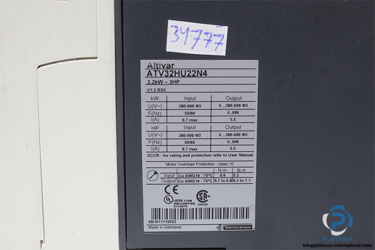 schneider-ATV32HU22N4-variable-speed-drive-(Used)-4