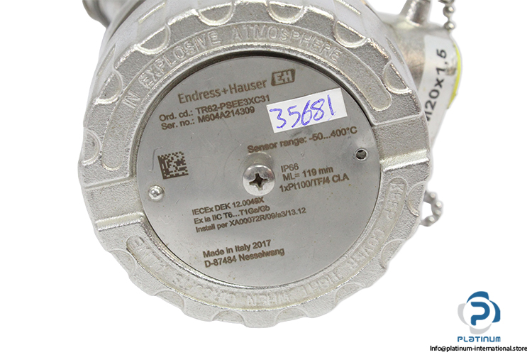 endress-hauser-TR62-PSEE3XC31-thermocouple-sensor-pt100-(Used)-4