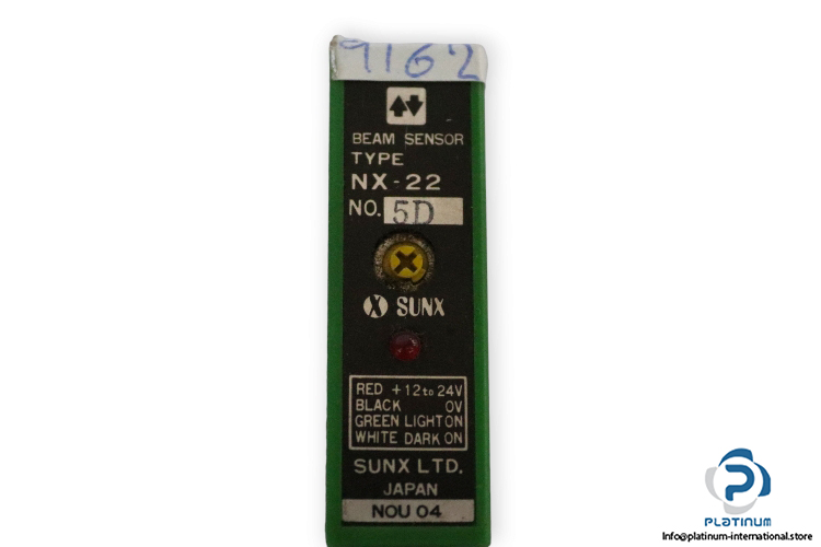 sunx-NX-22M-photoelectric-difffuse-reflective-sensor-used-2