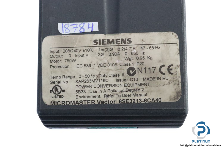 siemens-6SE3213-6CA40-micromaster-(used)-2