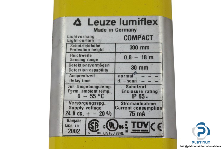 LEUZE-CT30-300S-safety-light-curtain(new)-2