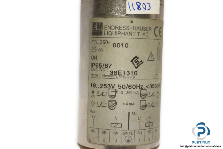 endress-hauser-LIQUIPHANT-T-AC-FTL260-0010-point-level-switch-(Used)-2