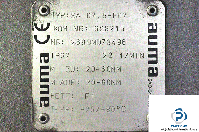 auma-SA-07.5-F07-multi-turn-actuator-used-2