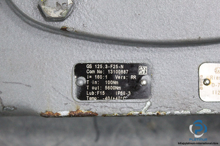 auma-gs-125.3-f25-n-part-turn-gearbox(used)-2