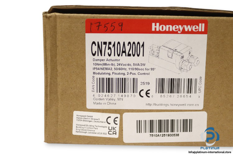 Honeywell-cn7510a2001-damper-actuator(new)-5