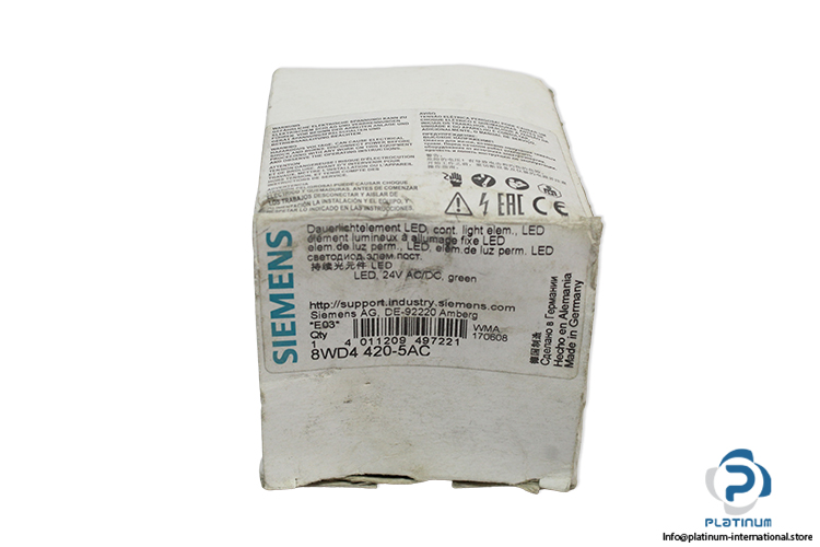 siemens-8WD-420-5AC-continuous-light-element-(New)-3