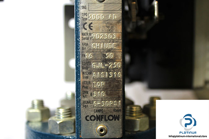 Conflow-5000-control-valve-used_2