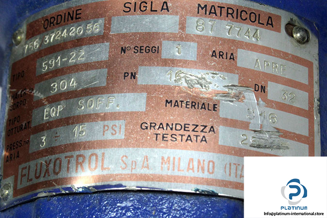 Fluxotrol 591-22 -st_control-valve_2_used