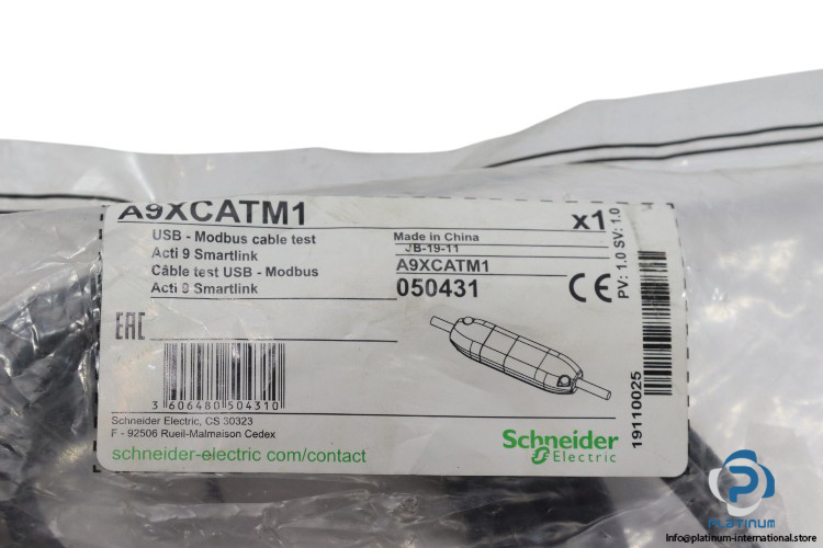 schneider-A9XCATM1-usb-modbus-cable-test-(new)-2