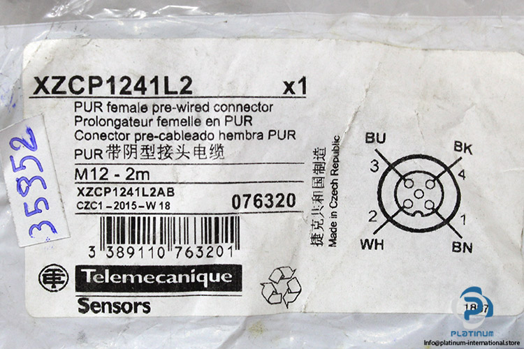telemecanique-XZCP1241L2-pre-wired-connector-(New)-1