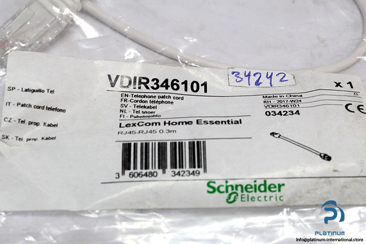 schneider-VDIR346101-telephone-patch-cord-(New)-1