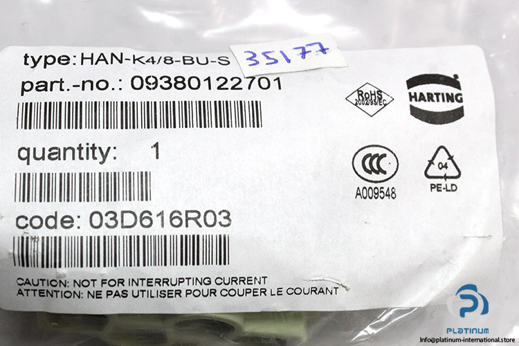 harting-HAN-K4_8-BU-S-connector-insert-(New)-1