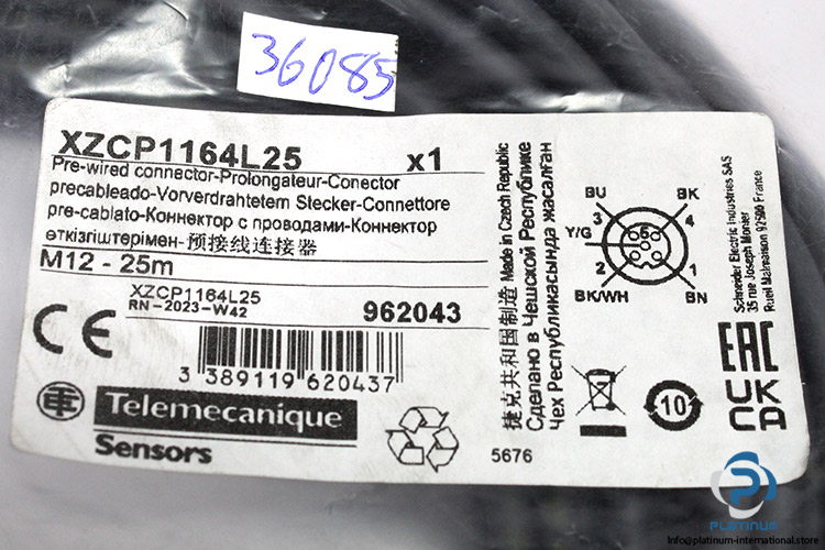 telemecanique-XZCP1164L25-pre-wired-connector-cable(new)-1