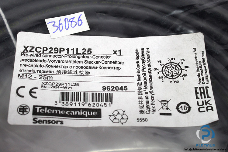 telemecanique-XZCP29P11L25-pre-wired-connector-cable(new)-1
