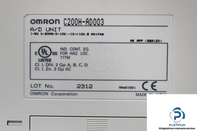 omron-c200h-ad003-analog-i_o-unit-6