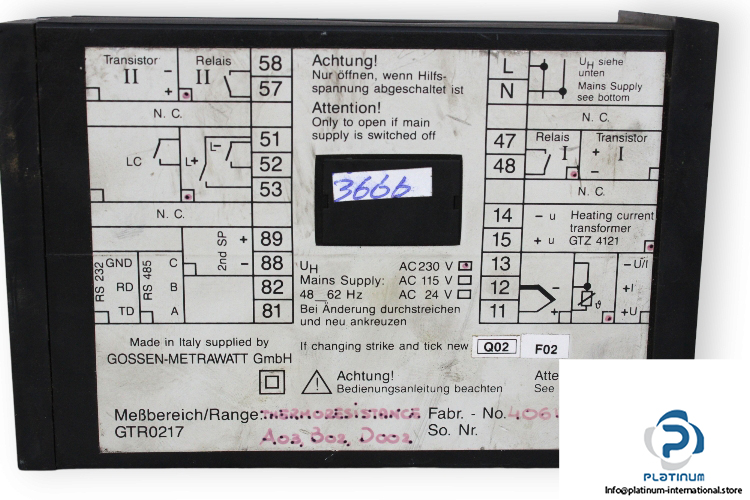 gossen-metrawatt-camille-bauer-R0217-temperature-controller-(used)-2