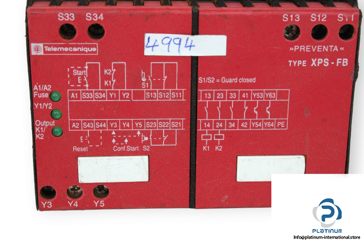 telemecanique-XPSFB5111-safety-module-(used) -2