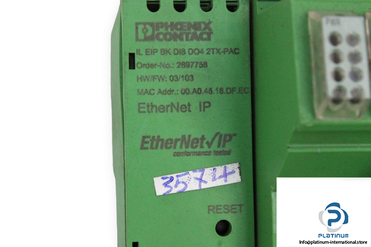 phoenix-contact-IL-EIP-BK-DI8-D04-2TX-PAC-bus-coupler-(used) -2
