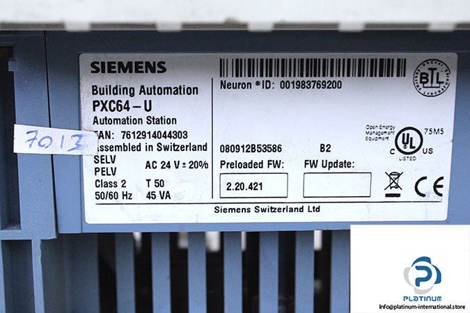 siemens-PXC64-U-automation-stations-modular-model-(used)