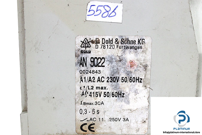 dold-AN-9022-motor-brake-relay-used-3
