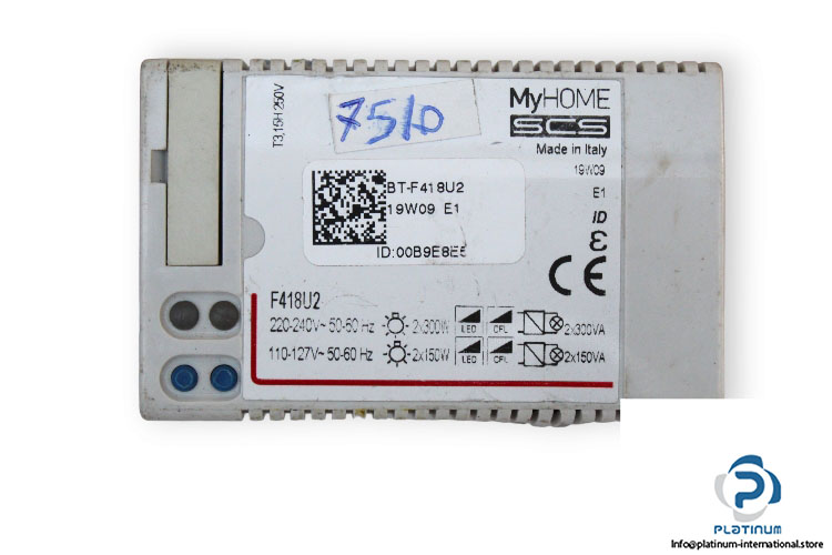 bticino-F418U2-dimmer-(used)-2