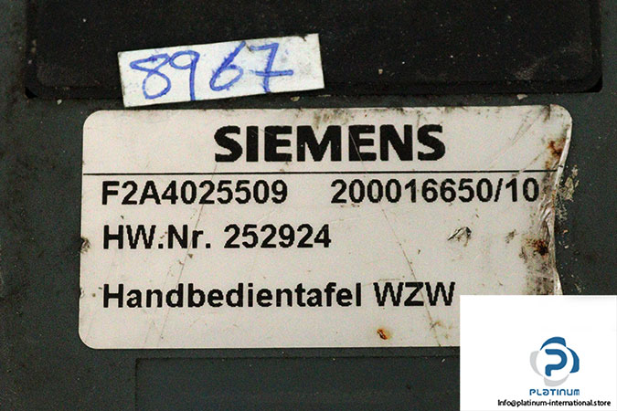 siemens-F2A4025509-control-unit-(used)-2