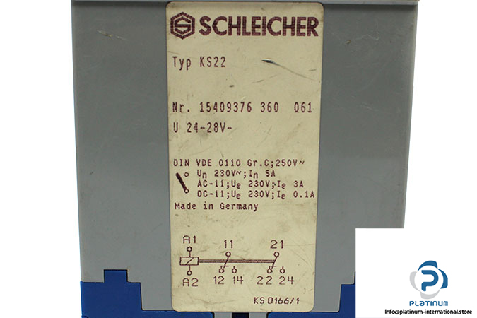 schleicher-KS22-safety-relay-(used)-2