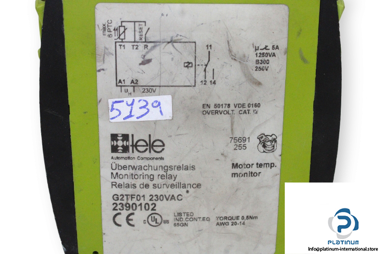 tele-G2TF01-230VAC-temperature-monitoring-of-the-motor-winding-used-3